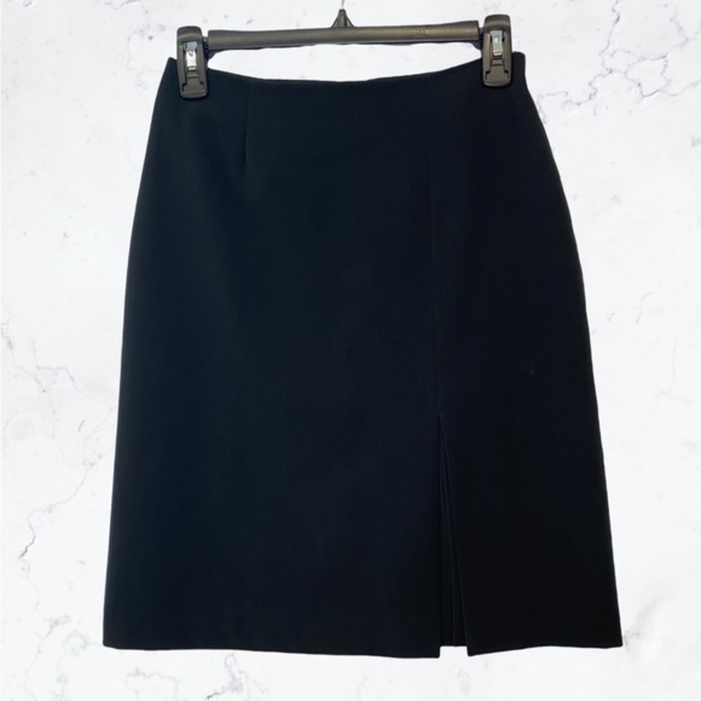 Laura Scott Women's Black Fully Lined Pencil‎ Skirt Size 4P